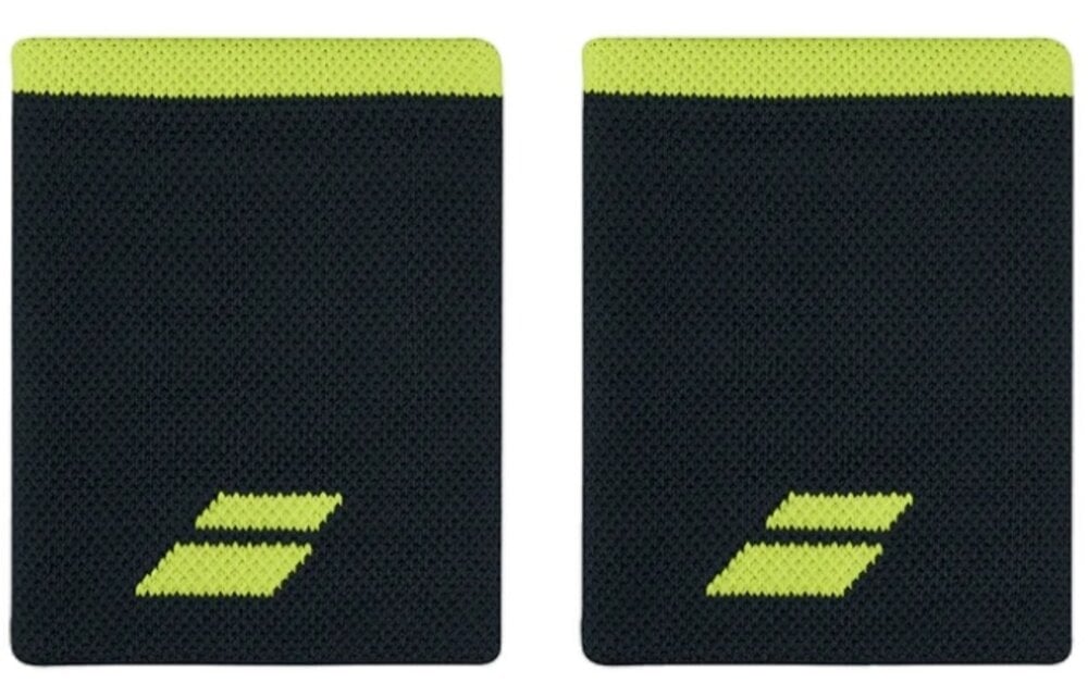 Babolat Logo Jumbo Wristband x2 (Grey/Aero)