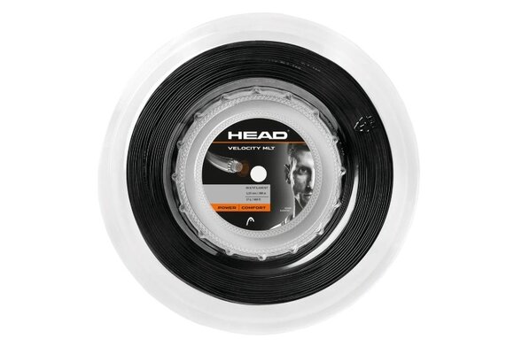 Head Velocity MLT 17/1.25 Tennis String Reel (Black)