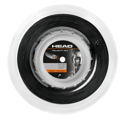 Head Velocity MLT 17/1.25 Tennis String Reel (Black)