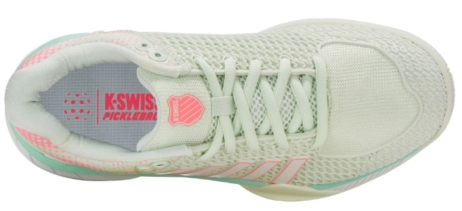 K-Swiss Express Light WIDE Pickleball Women's Shoe (Ice/Honeydew)