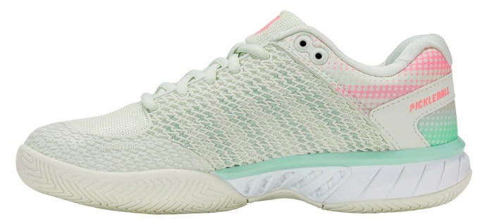 K-Swiss Express Light WIDE Pickleball Women's Shoe (Ice/Honeydew)