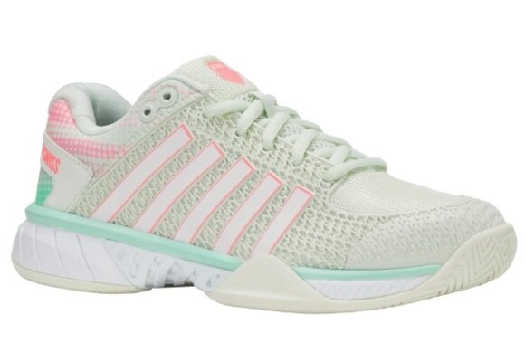 K-Swiss Express Light WIDE Pickleball Women's Shoe (Ice/Honeydew)
