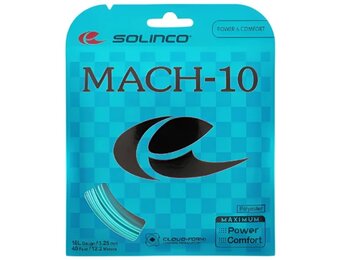 Solinco Mach-10 16L/1.25 Tennis String (Blue)