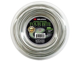 Solinco Tour Bite Soft 17/1.20 Tennis String Reel (Silver)