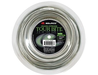 Solinco Tour Bite 16L/1.25 Tennis String Reel (Silver)