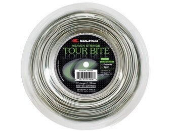 Solinco Tour Bite 17/1.20 Tennis String Reel (Silver)