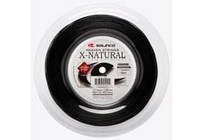 Solinco X-Natural Diamond Rough 17L/1.20 Tennis String Reel (Black)