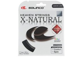 Solinco X-Natural 17/1.20 Tennis String (Black)