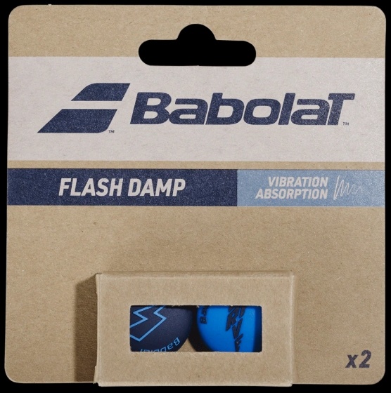 Babolat Flash Damp Vibration Dampener 2-Pack (Blue)