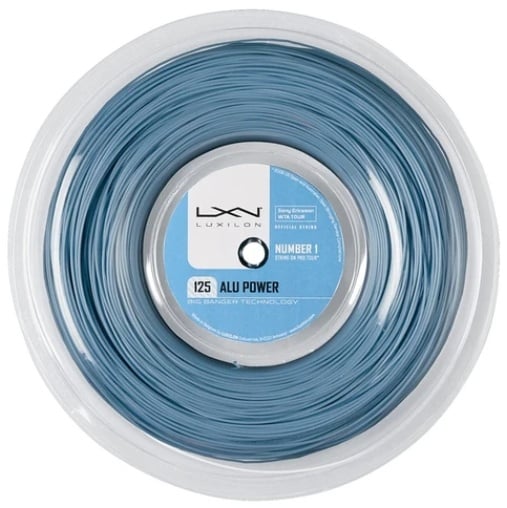 Luxilon Alu Power 125/16L Tennis String 220m Reel (Ice Blue)