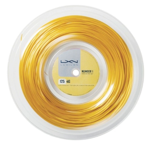 Luxilon 4G Soft 125/16L Tennis String 220M Reel (Gold)