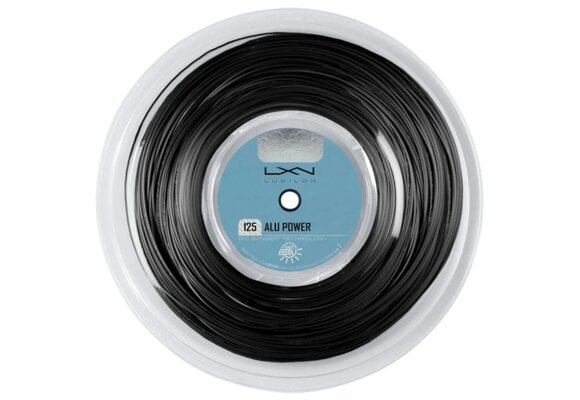 Luxilon Alu Power 125/16L Tennis String 220M Reel (Black)