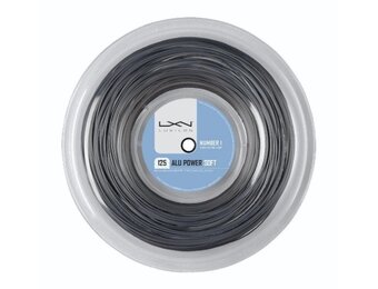 Luxilon Alu Power Soft 125/16L Tennis String 220M Reel (Silver)