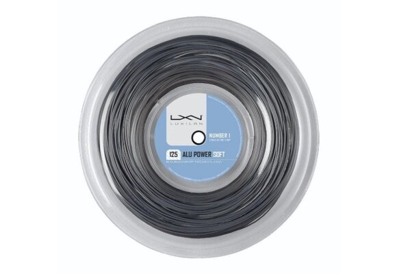 Luxilon Alu Power Soft 125/16L Tennis String 220M Reel (Silver)