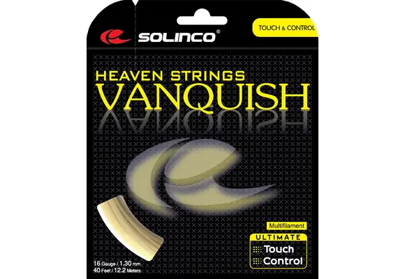 Solinco Vanquish 16/1.30 Tennis String (Natural)
