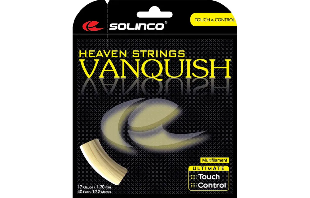 Solinco Vanquish 17/1.20 Tennis String (Natural)