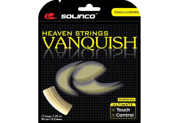 Solinco Vanquish 17/1.30 Tennis String (Natural)