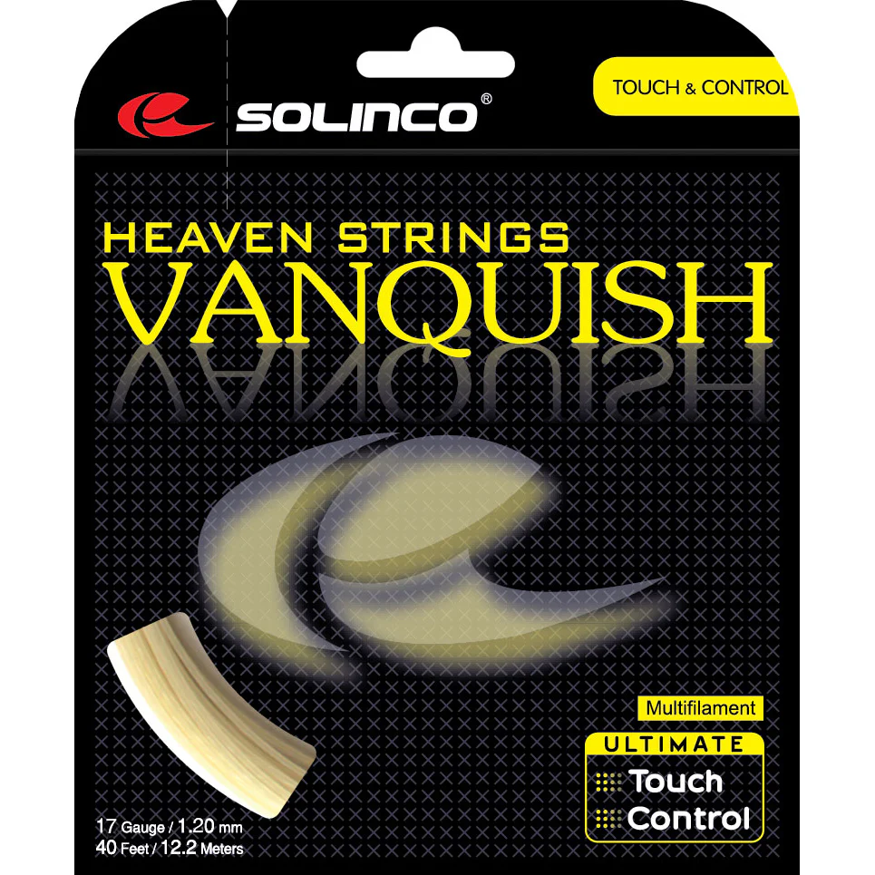 Solinco Vanquish 17/1.30 Tennis String (Natural)