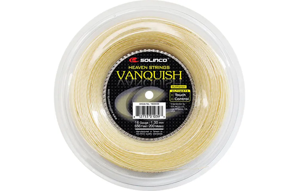 Solinco Vanquish 16/1.20 Tennis String Reel (Natural)