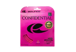Solinco Confidential Soft 16L/1.25 Tennis String (Pink)