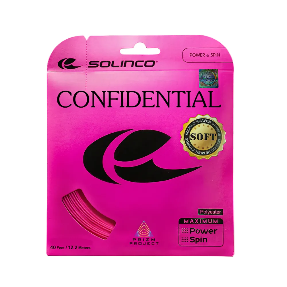 Solinco Confidential Soft 17/1.20 Tennis String (Grey)