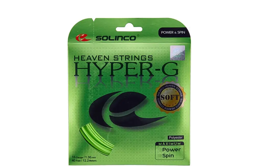 Solinco Hyper-G Soft 16/1.30 Tennis String (Green)