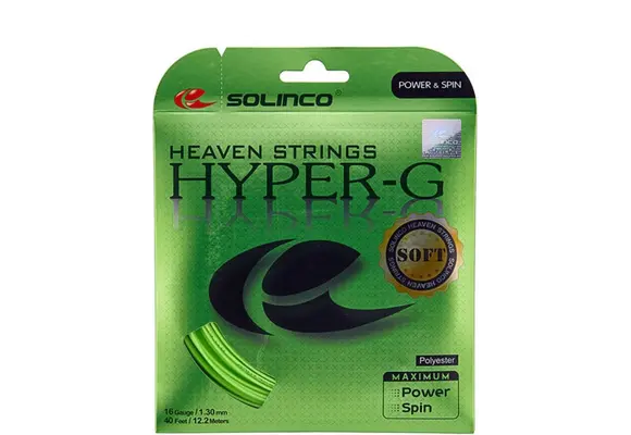 Solinco Hyper-G Soft 16/1.25 Tennis String (Green)