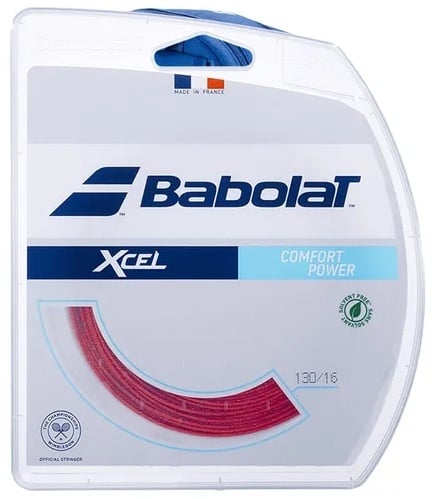 Babolat Xcel 16/1.30 Tennis String (Red)