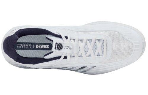 K-Swiss Hypercourt Express 3 Men's Tennis Shoe (White/Peacoat)