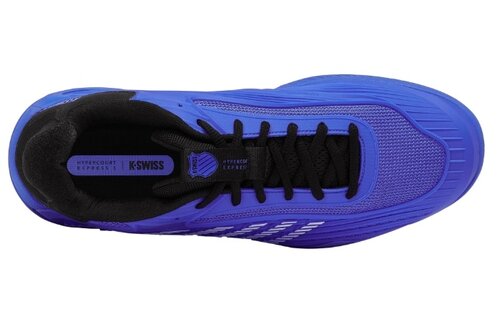 K-Swiss Hypercourt Express 3 Men's Tennis Shoe (Dazzling Blue/Black)