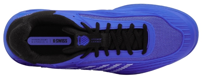 K-Swiss Hypercourt Express 3 Men's Tennis Shoe (Dazzling Blue/Black)