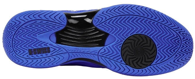 K-Swiss Hypercourt Express 3 Men's Tennis Shoe (Dazzling Blue/Black)