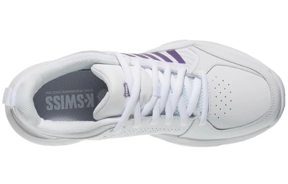 K-Swiss Court Express 2 Women's Tennis Shoe (White/Purple)