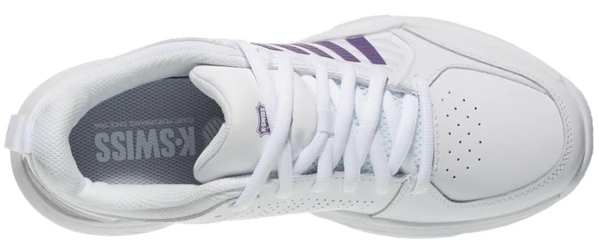 K-Swiss Court Express 2 Women's Tennis Shoe (White/Purple)