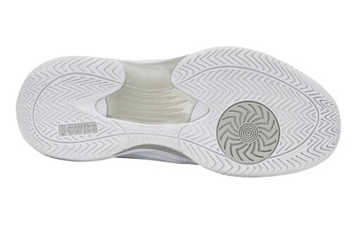 K-Swiss Hypercourt Express 3 Wide Women's Tennis Shoe (White/Dawn Blue)
