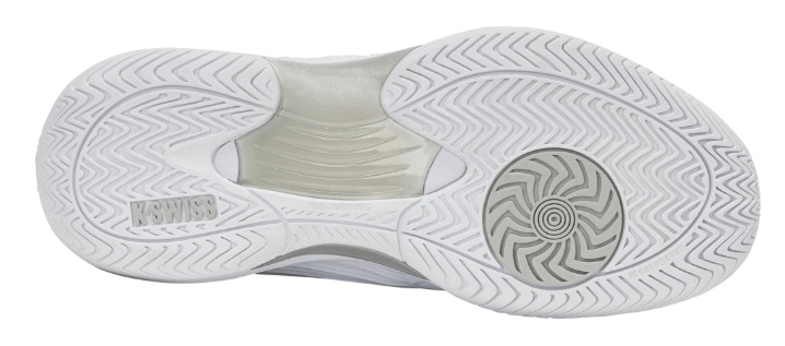 K-Swiss Hypercourt Express 3 Wide Women's Tennis Shoe (White/Dawn Blue)