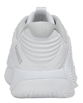 K-Swiss Hypercourt Express 3 Women's Tennis Shoe (White/Dawn Blue)