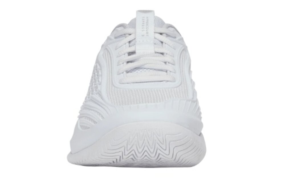 K-Swiss Hypercourt Express 3 Women's Tennis Shoe (White/Dawn Blue)