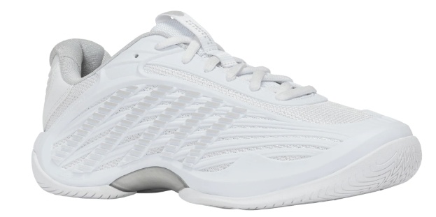 K-Swiss Hypercourt Express 3 Wide Women's Tennis Shoe (White/Dawn Blue)
