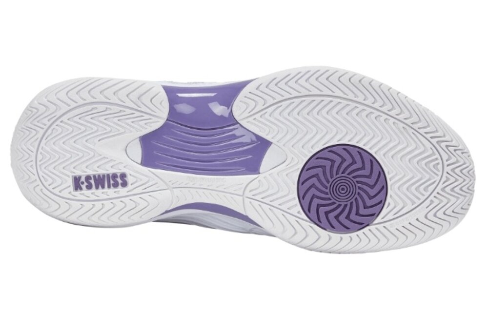 K-Swiss Hypercourt Express 3 Women's Tennis Shoe (White/Purple)