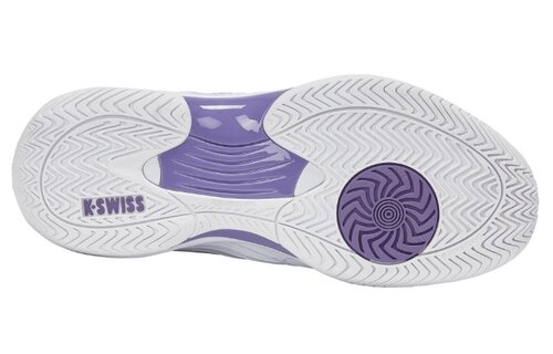 K-Swiss Hypercourt Express 3 Women's Tennis Shoe (White/Purple)