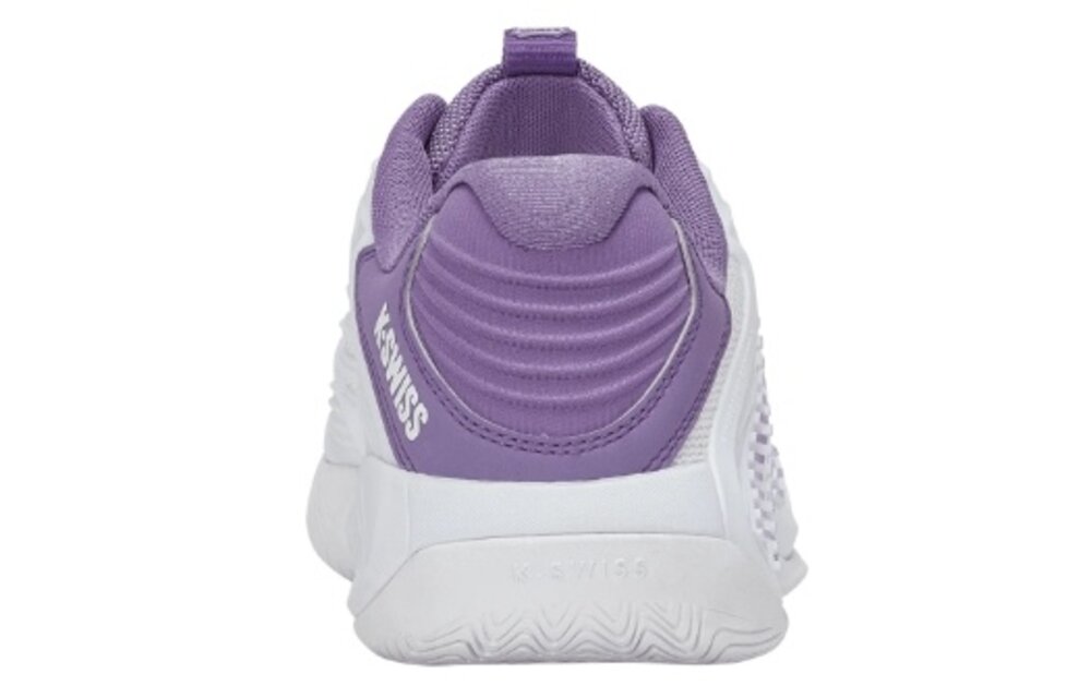 K-Swiss Hypercourt Express 3 Women's Tennis Shoe (White/Purple)