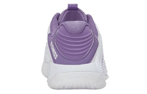 K-Swiss Hypercourt Express 3 Women's Tennis Shoe (White/Purple)