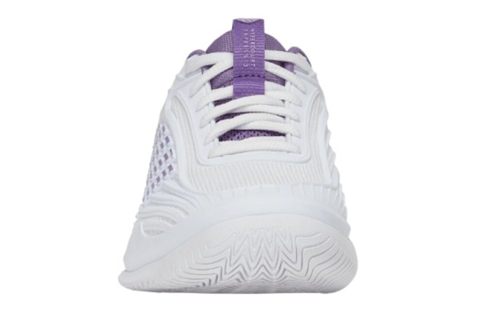 K-Swiss Hypercourt Express 3 Women's Tennis Shoe (White/Purple)
