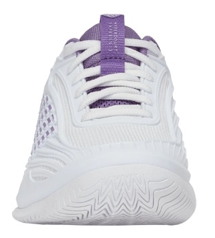 K-Swiss Hypercourt Express 3 Women's Tennis Shoe (White/Purple)