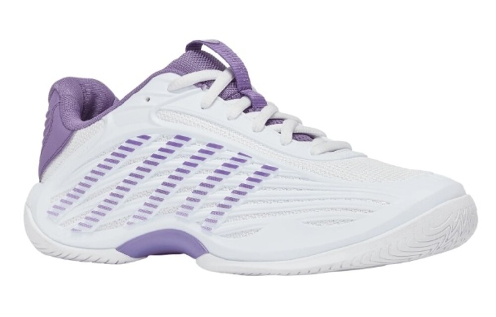 K-Swiss Hypercourt Express 3 Women's Tennis Shoe (White/Purple)