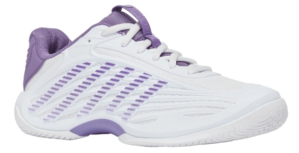 K-Swiss Hypercourt Express 3 Women's Tennis Shoe (White/Purple)