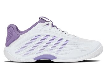 K-Swiss Hypercourt Express 3 Women's Tennis Shoe (White/Purple)