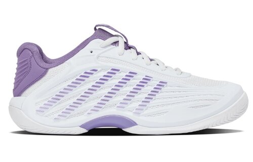 K-Swiss Hypercourt Express 3 Women's Tennis Shoe (White/Purple)