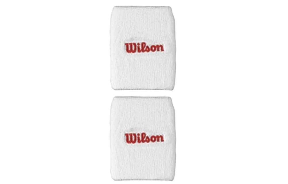Wilson Wristband White 2 Pack